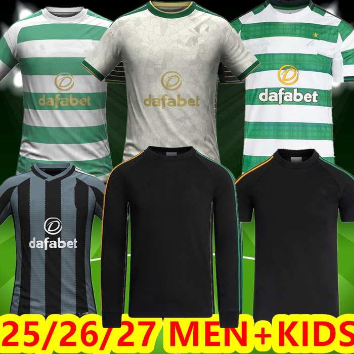 S-4XL CeltsS 25 26 27 KYOGO Football Shirt celti Fc 2025 2026 Home Away Third Soccer Jerseys DAIZEN REO McGREGOR 135 Years Hoops Anniversary Irish Origins Special 888