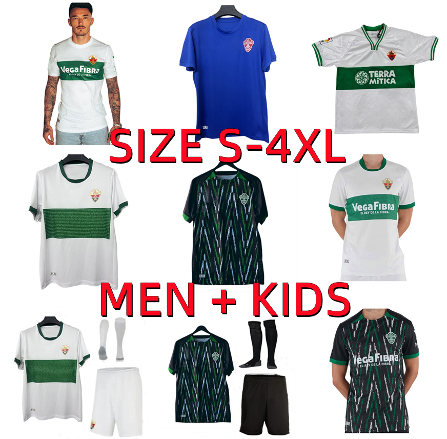 2025 2026 Elche CF Soccer Jerseys 25 26 Camisetas De Futbol LUCAS BENEDETTO Men kids Football Shirt 1999 2000 retro PASTORE PERE MILLA IVAN MARCONE maillots de foot