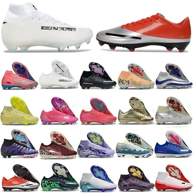 2026 Mbappes95 Mens Kids Shoes Cosmic Mercur VAP0RS 16 Super 10 X Elite United Soccer Cleats Dream Speed 009 Grand Purple Football Boots