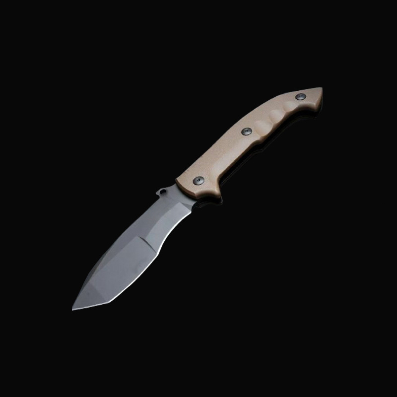 FOX-500- Multi-functional tactical folding knife, nylon fiber knife case, N690 steel wilderness survival hunting knife
