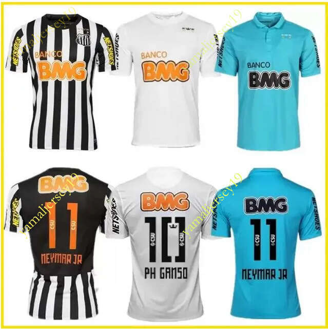 1912 2011 2012 2013 2014 Santos retro soccer 11 12 13 NEYMAR JR Ganso Elano Borges Felipe Anderson vintage classic football men and kids shirts jersey 1