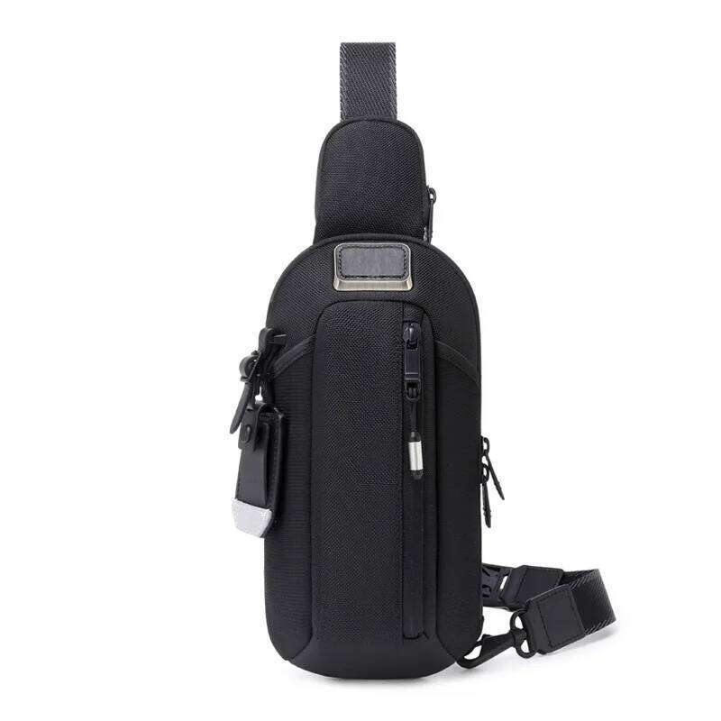 Ballistic Nylon Chest Pack for Men, Sports Casual Sling Crossbody Bag Shoulder Daypack 373050