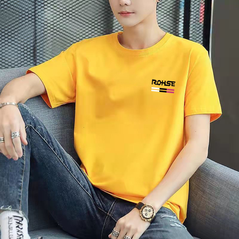 New Summer Men's Short-sleeve T-shirt Young Designer Hoodie And Designer T-shirt Middle-aged Men's Round-neck Polo Tee Base Shirt Top Direct From The