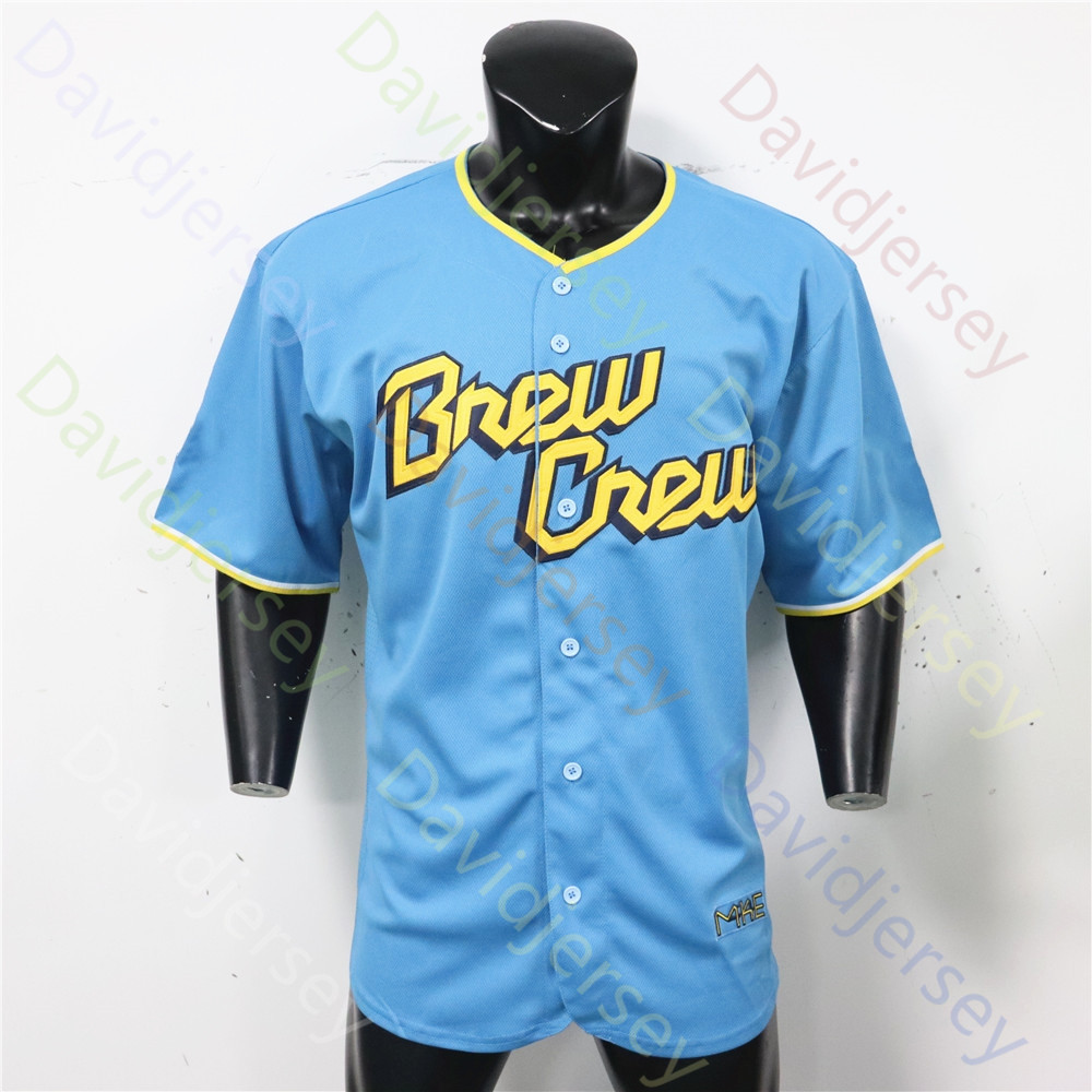 MilwaukeeS Brewers Baseball Jersey Jackson Chourio William Contreras Jesus Made Brandon Woodruff Jeferson Quero Yelich Williams Misiorowski Turang Mit