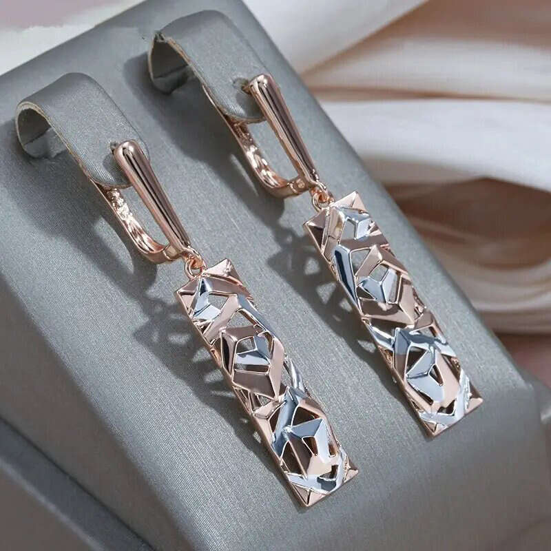 niche design accessories for women on : tech-inspired unique internet-famous style earrings geometric triangle earrings