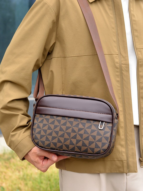 Trendy 2026 Men's Messenger Bag, Trendy Crossbody Shoulder Purse, Outdoor Sport Casual Sling Backpack