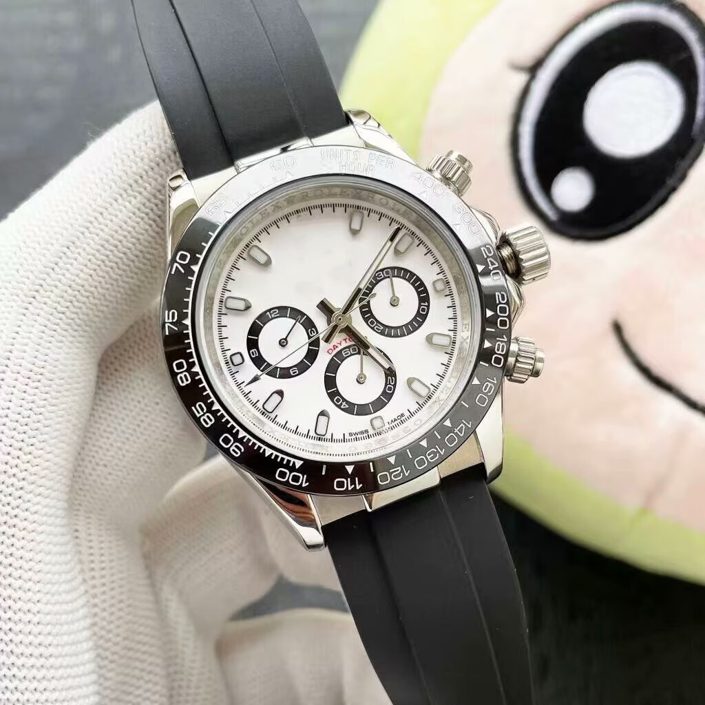 luxury mens DAYTONGNA automatic gold Mechanical Watches wristwatch man full Stainless steel Sapphire Luminous Couples Folding Business Wristwatches #33