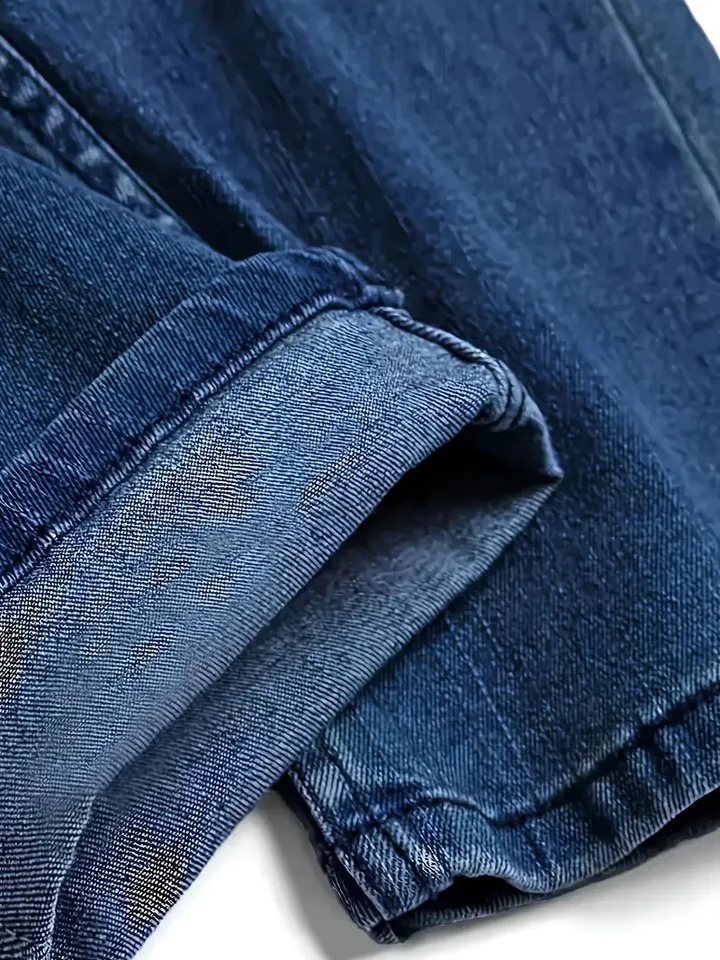 MenS Distressed Fashion Jeans - Street Style Comfortable Stretch Denim with Ripped Detail Versatile for All Seasons Everyday 260618CJ - view 5