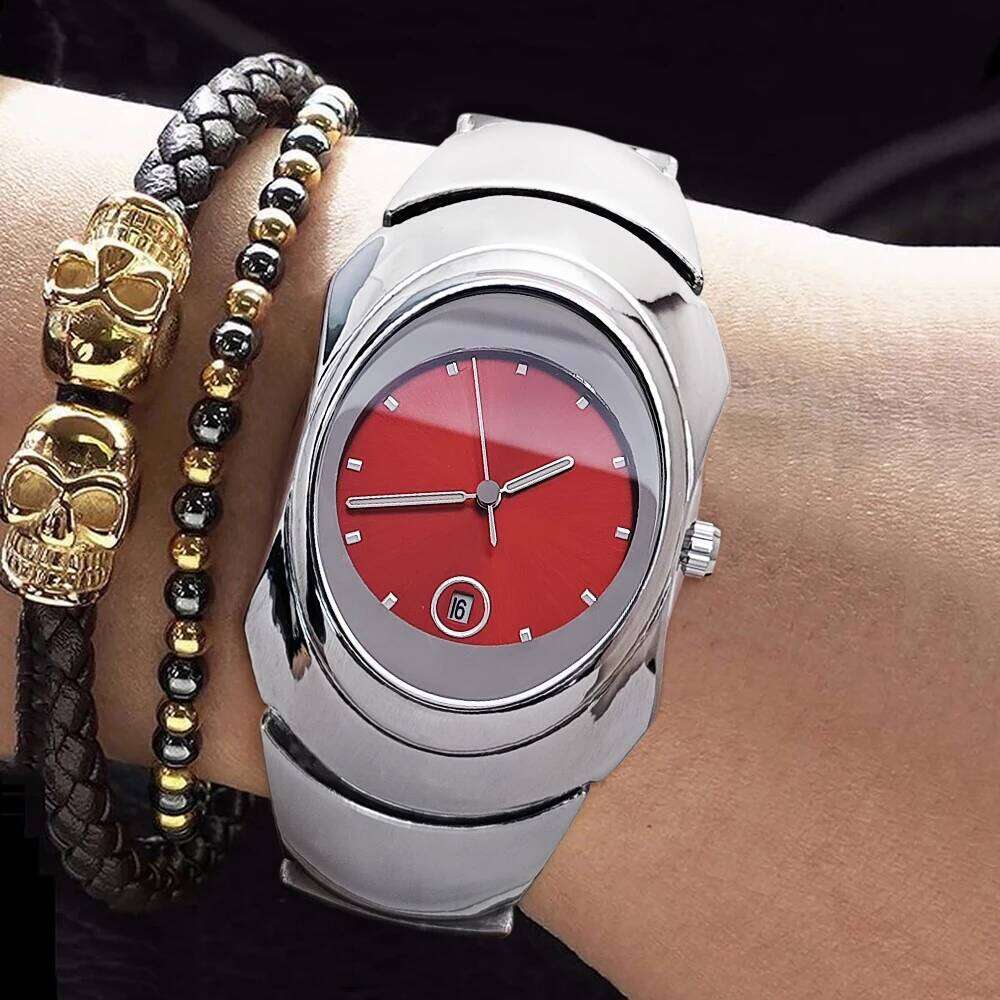 Special-Shaped Y2K for Men, Original Non-Oak Retro Trendy Personality Wormhole Concept High-End Waterproof Quartz Watch