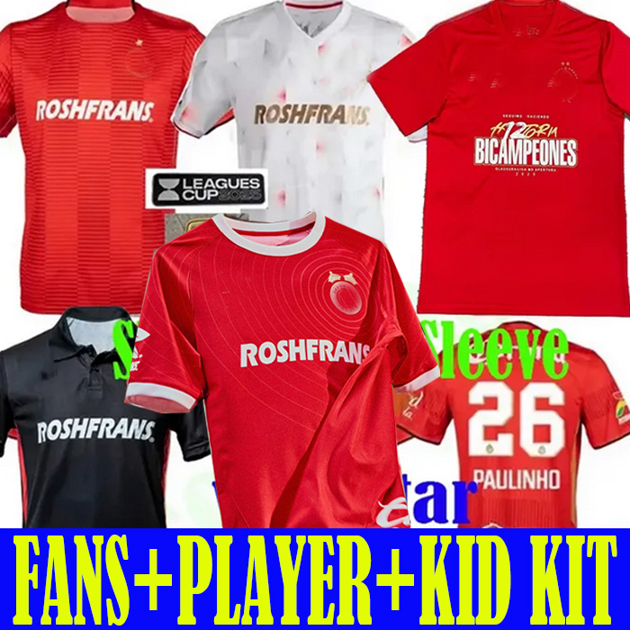 2025 2026 Deportivo Toluca FC soccer jerseys A.Vega 25 26 PAUILINHO MARCEL football shirts maillot ANGULO DOMINGUEZ CAMPEONES cup home away third size 16-4XL