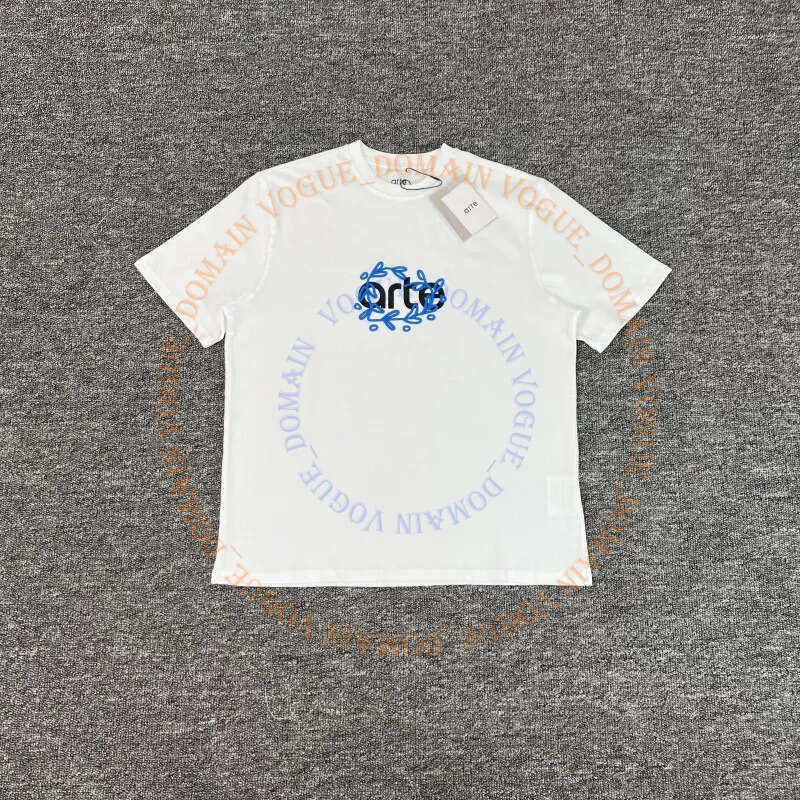 Men's T Shirts Arte Antwerp Letter Print T-Shirt Elements Oversized Luxury Brand Unisex Streetwear Tops Clothing feb