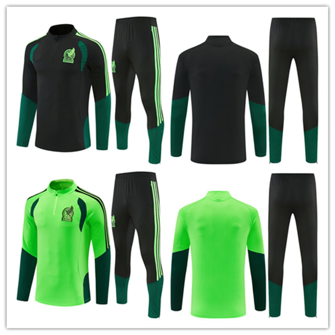 Mexico football tracksuit 2026 World Cup Mexico TRAINING SUIT A. VEGA C. HUERTA L. ROMO RAUL men kids kit set goalkeeper training uniform jacket survetement
