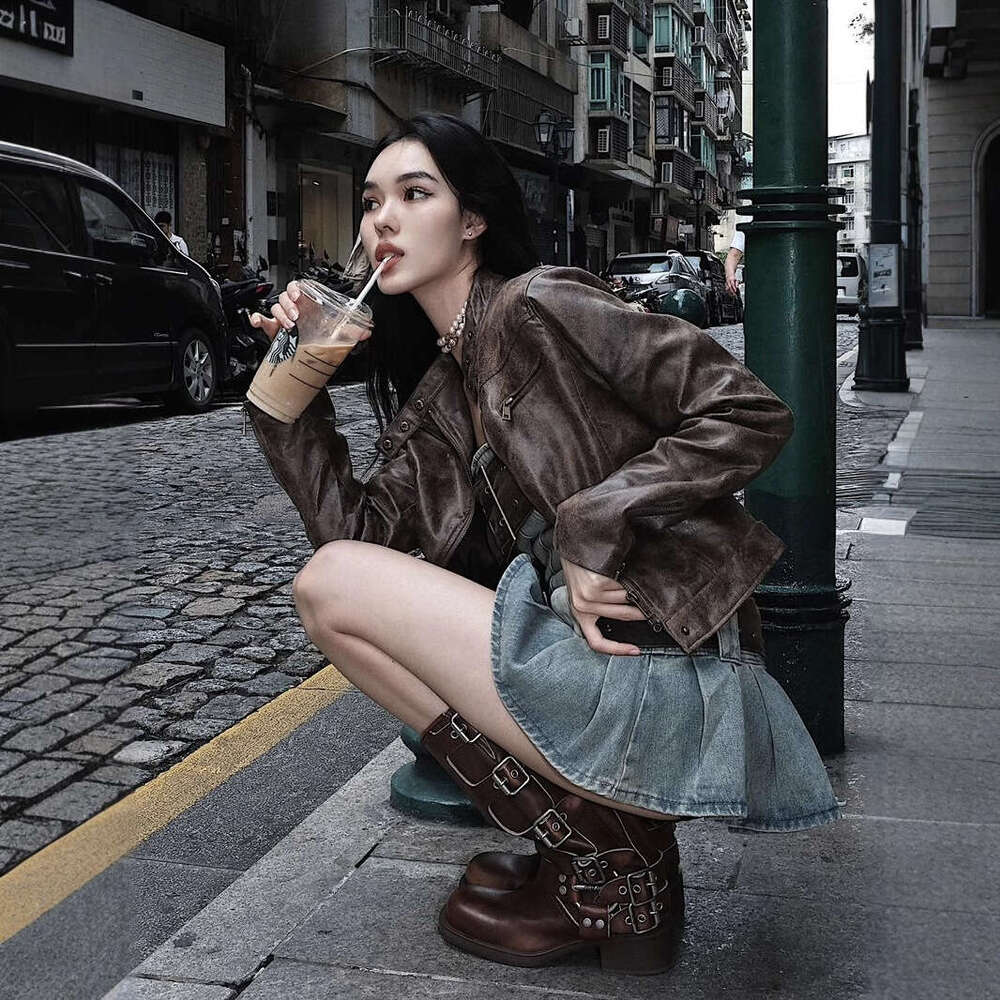 Dress designer dress Jaded London denim dress for women, stylish American retro design with belt, strapless pleated