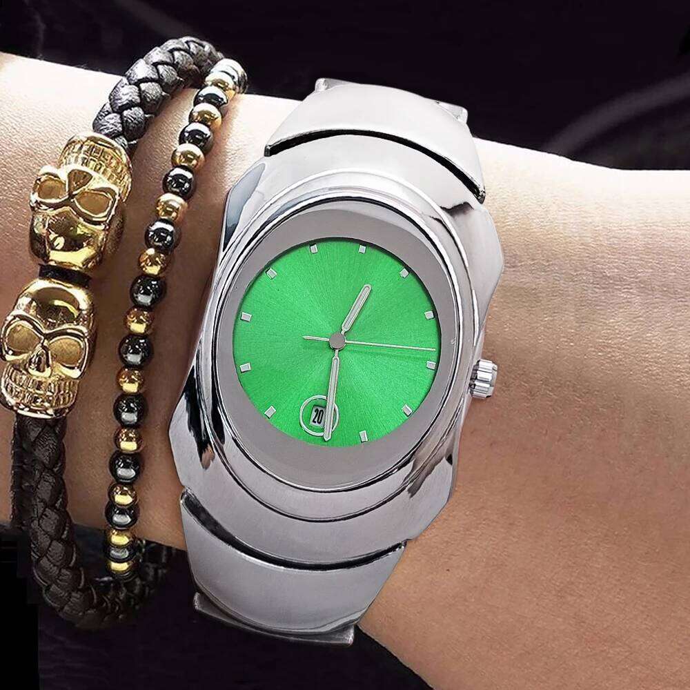 Special-Shaped Y2K for Men, Original Non-Oak Retro Trendy Personality Wormhole Concept High-End Waterproof Quartz Watch