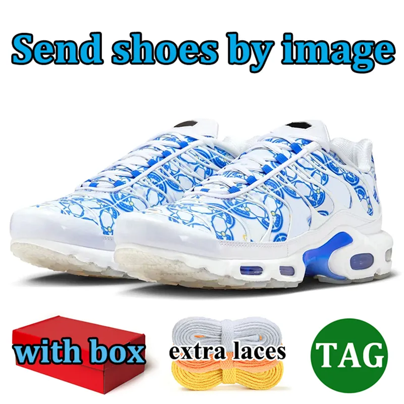 With Box tn plus running shoes Mens Sneakers Triple White Black Sky Unity Gradient Tennis Breathable House Yellow Blue Trainers Outdoor Sports