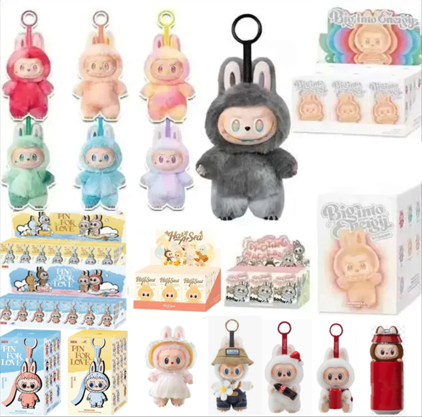 POPMARTBlind box toy MOKOKO FALL IN WILD Gift PIN FOR LOVE HAVE A SEAT EXCITING Macaron Color Party BIG INTO ENERGY HAPPY FACTOR SURPRISE SHAKE 2627