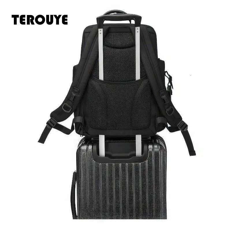 Waterproof Ballistic Nylon Men Business Travel Computer Bag Casual Commuter Daypack Durable Work Backpack TEROUYE