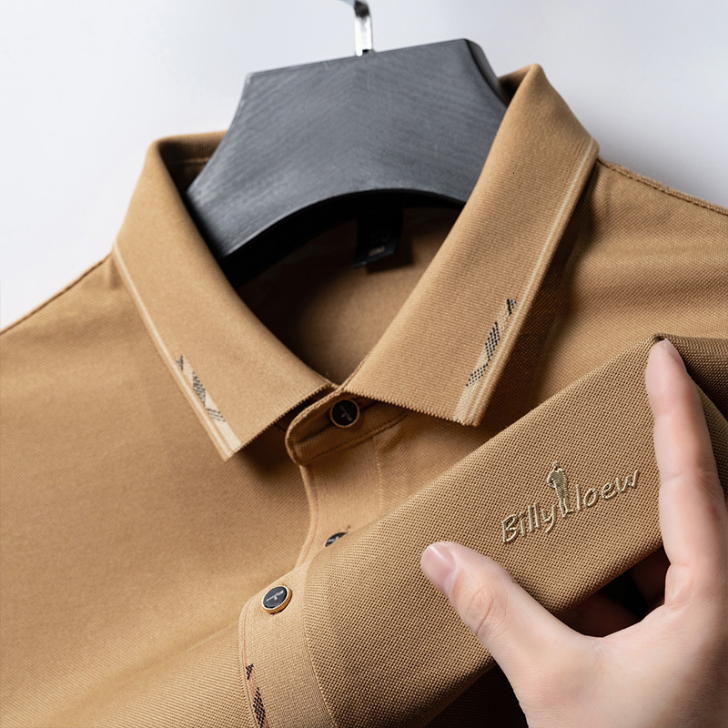 7A Antibacterial Short-sleeve Polo Shirt For Men Designer T-shirt New Summer Business High-end Cotton Designer Hoodie Men's Printed Collar Casual