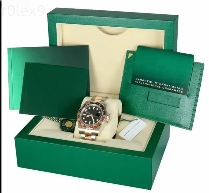 With Box Luxury Watch Men 126711 40mm GMT Sapphire Automatic Ceramic Bzel Calendar Luminous Dial Two-Tone 18K Rose Gold Stainless Steel Bracelet Waterproof