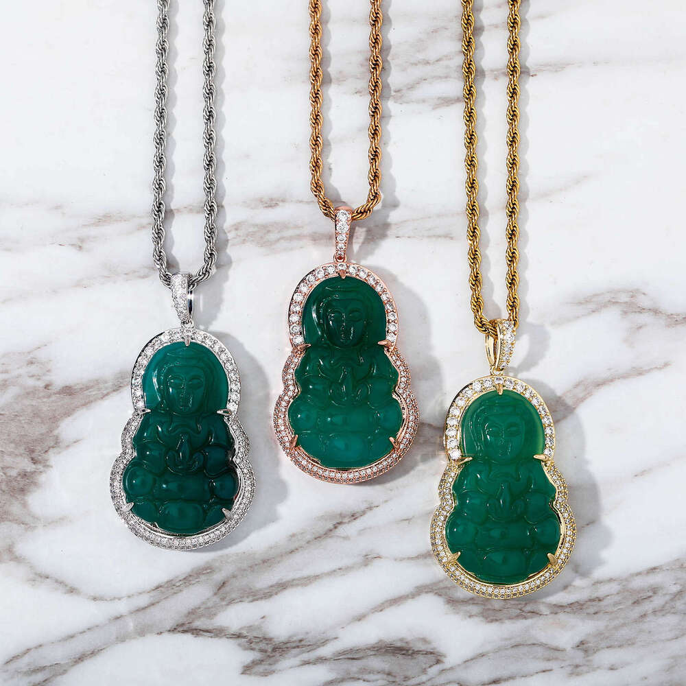 's new vintage ethnic-style Guanyin Buddha necklace pendant is hot-selling item with the same design a traditional Chinese-style amulet for peace