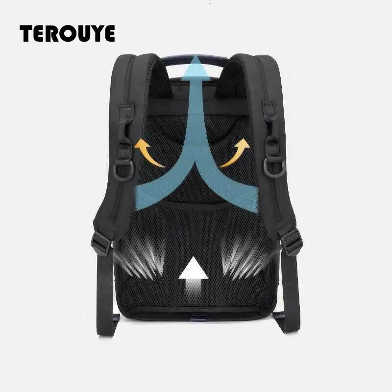 Waterproof Ballistic Nylon Men Business Travel Computer Bag Casual Commuter Daypack Durable Work Backpack TEROUYE