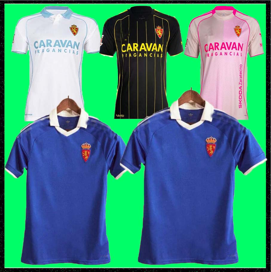 2026 Zaragoza RETRO SPCCER JERSEYS home away real 25 26 SERRANO 14 LARIOS 27 MOYA 8 GUTI 10 CUMIC 25 SOBERON 7 GOMEZ 9 jersey football shirts man kids fan special