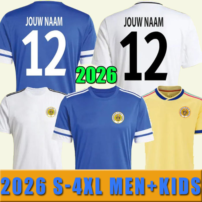 2025 2026 S-4XL Curazao camisetas de futbol 26 27 Tahith Chong Sontje Hansen Juninho Bacuna Armando Obispo Inicio Hombres Ninos Camiseta de futbol Jersey Kit
