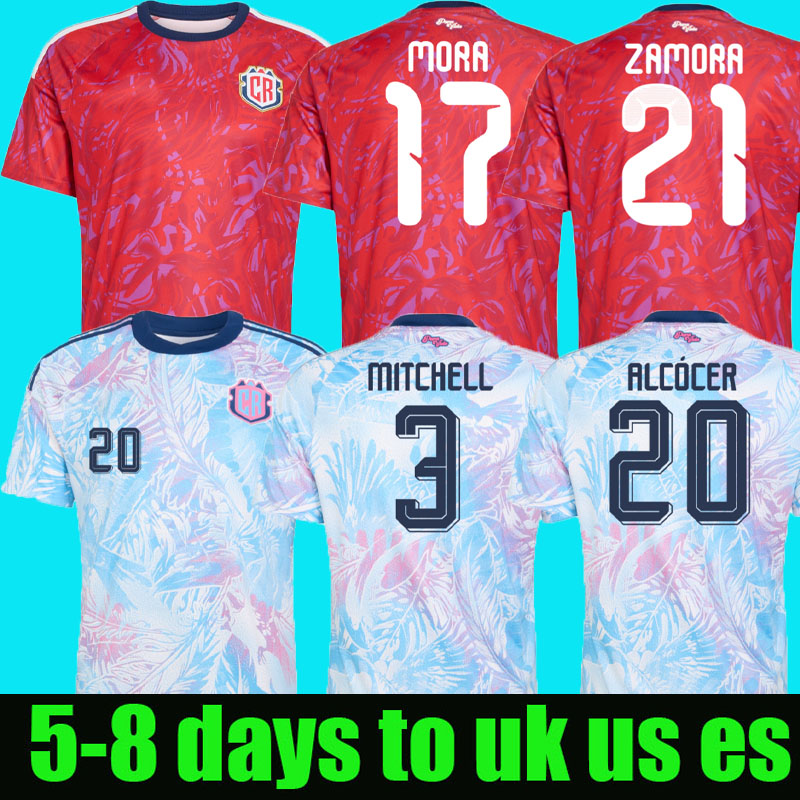 2026 World Cup Costa Rica soccer jerseys MEN KIT national team home away CONTRERAS CAMPBELL BENNETTE TEJEDA VENEGAS RUIZ AGUILERA SALAS 26 27 football shirt