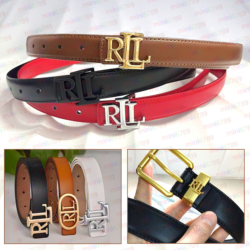 Brand RLL Belts 2026 High Quality New Belts For Men And Women Luxury Fashion Designer Men Leather Belt Width 2.5Cm AAAA Classic Ralphes Laureng Belt With Box