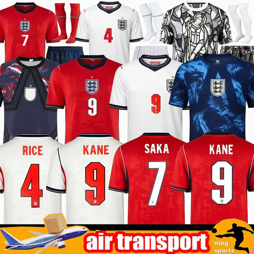 2026 Englands Football Shirt 26 27 EZE BELLINGHAM STONES Football kits Soccer Jerseys RASHFORD KANE SAKA RICE FODEN National Team Kid Men Kids Kit