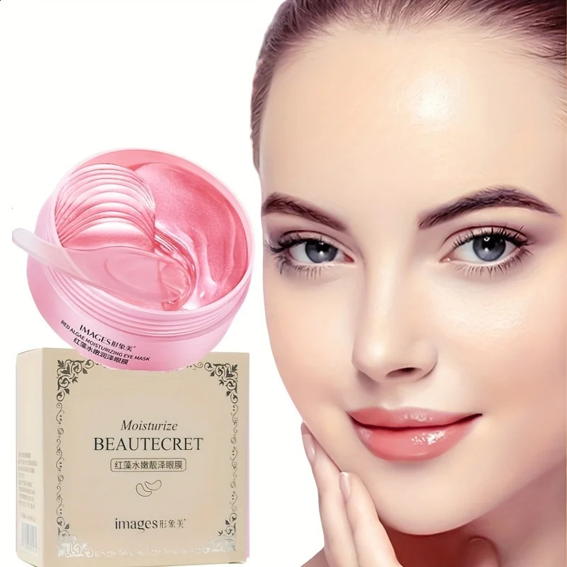 60 Pieces of Red Algae Eye Masks MultiPurposeE yeP atchesC ontainingR edA lgaeE xtractsS odiumH yaluronatea 260318