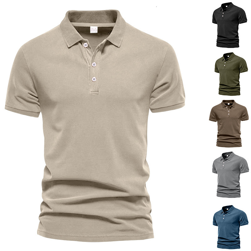 Summer Designer T-shirt New Designer Hoodie Men's Collar European And American Sports Twill Polo Shirt Fashion Casual Solid Color Polo Short Sleeve T-shirt
