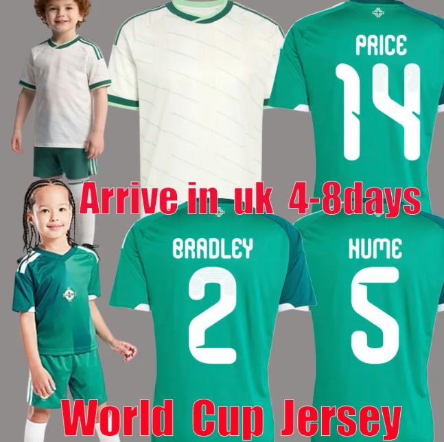 S-4XL 2026 Northern Ireland Soccer Jerseys 2025 2026 Football Shirt Camisetas de Futbol men Kids Kit uniforms set tops