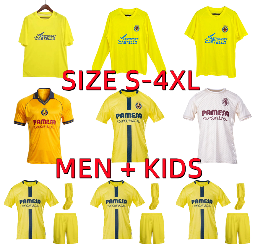 2025 2026 VillArrEal CF MORENO soccer jerseys Retro 2005 2006 2008 2009 RIQUELME YEREMY AYOZE AKHOMACH PAREJO 25 26 R.TERRATS MIKAUTADZE Football Shirts Men kids Kits