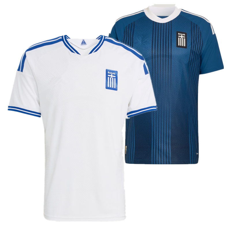 2026 Greece National Football Team Jersey - Mitroglou Fortounis Dounis Personalized Custom Jersey