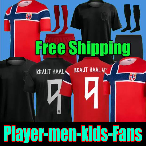 26 27 world cup Norway soccer jersey 2026 HAALAND odegaard Sorloth Berge Men Kids SORLOTH NUSA AASGAARD HORN Football shirt Christmas gift men White uniform S-4XL