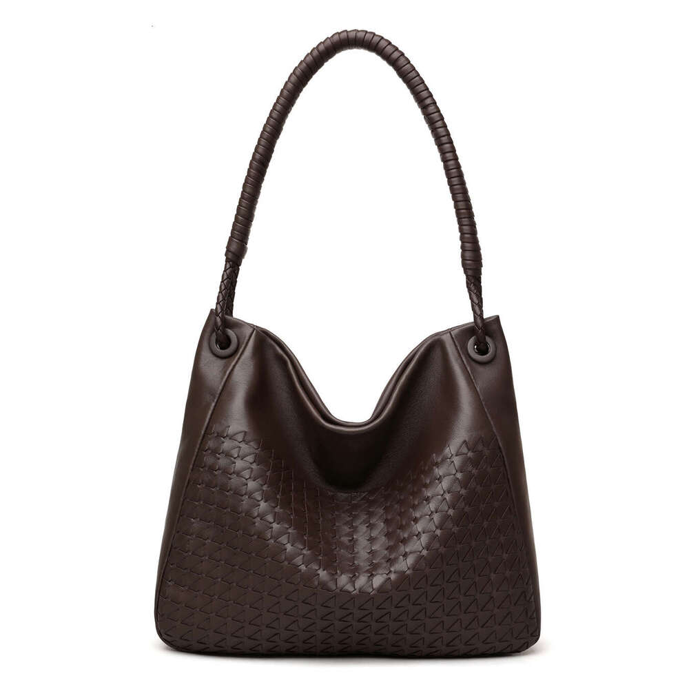 Hot Sale Genuine Leather Women Bag Top Layer Cowhide Crossbody Shoulder Bag Commute Tote Dumpling Bag Woven Vintage Luxury Bag SENYY