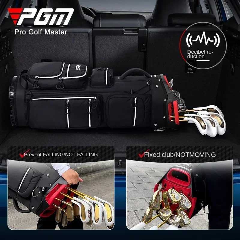 PGM Travel Golf Bag Golf Standard Bag Fixed Club Holder Light Portable Light Weight Sport Bags QB166 D260323