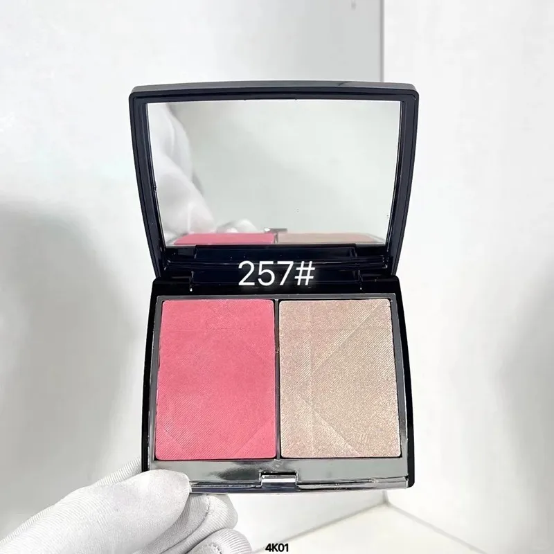 Face Makeup Blush 8g ROUGE BLUSH COLOUR GLOW SHAPE HIGHLIGHT COUTURE DUO LONGWEAR COLOUR COMFORT 4 Colors 100# 257# 287# 457#