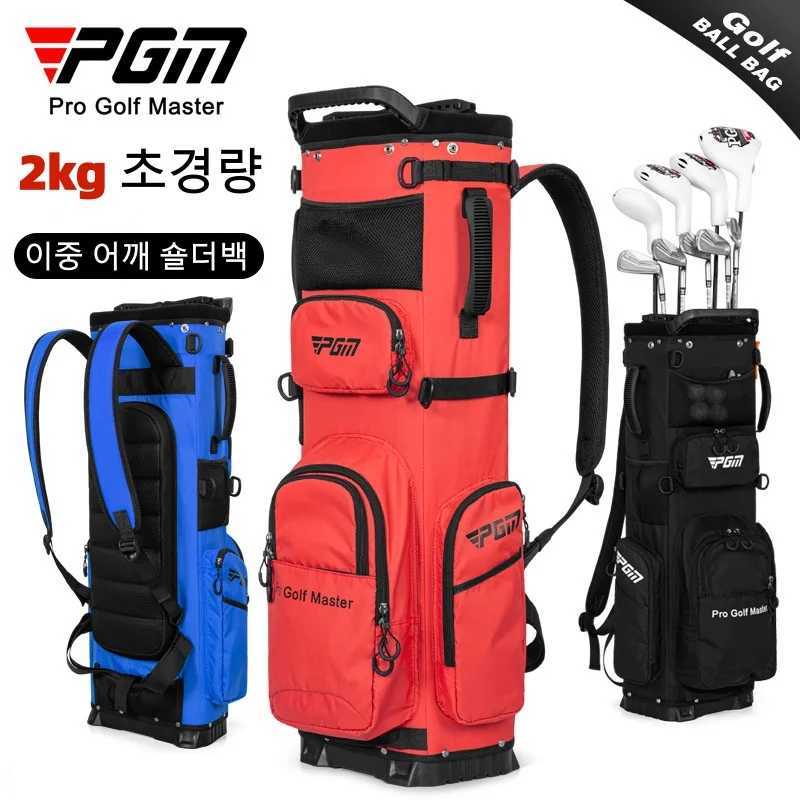 PGM Golf Bags Backpack Design Clubs Bag 2kg Ultra Lightweight Portable Fixed Insert Waterproof Accessories QB144 D260323