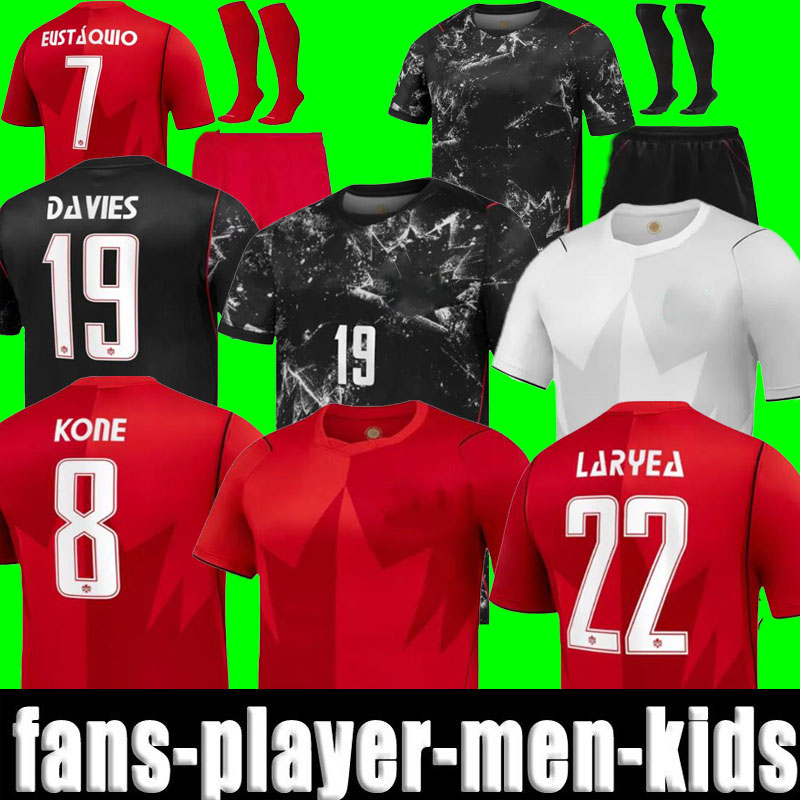 2026 Canada Soccer Jerseys national team DAVIES J.DAVID LARIN 26 27 MEN KIDS KIT Uniforms UGBO CAVALLINI MILLAR EUSTAQUIO FRASER football shirt home away third