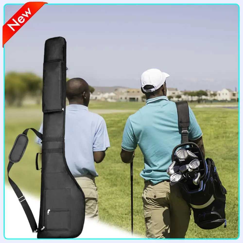 Golf Sunday Bag Foldable Golf Club Bag Waterproof Golf Club Travel Bag Golf Travel Case for 8-10 Golf Clubs D260323
