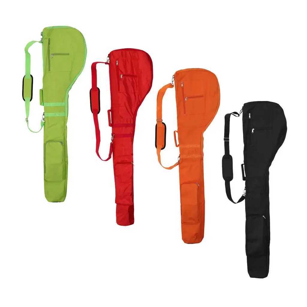 Golf Club Carry Bag Portable Nylon Pencil Case Lightweight Travel Sports Bag for Practice Session D260323