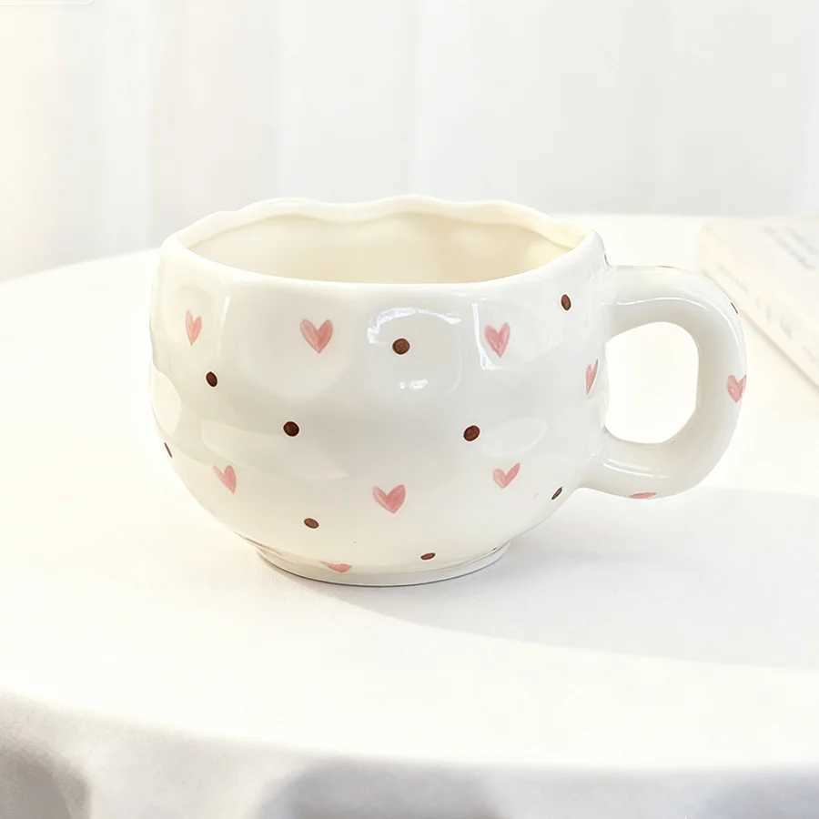 Ceramic cup Coffee cup Water cup Mug Tea cup CupColor glaze Spoon Customizable option Parent-child For water Family H260323