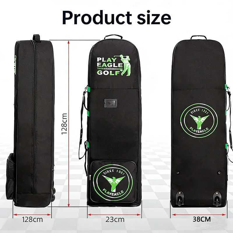 Golf Aviation Bag Golf Bag with Silent Wheels HKB02 Large Capacity Storage Foldable Airplane Travelling Golf Bag D260323