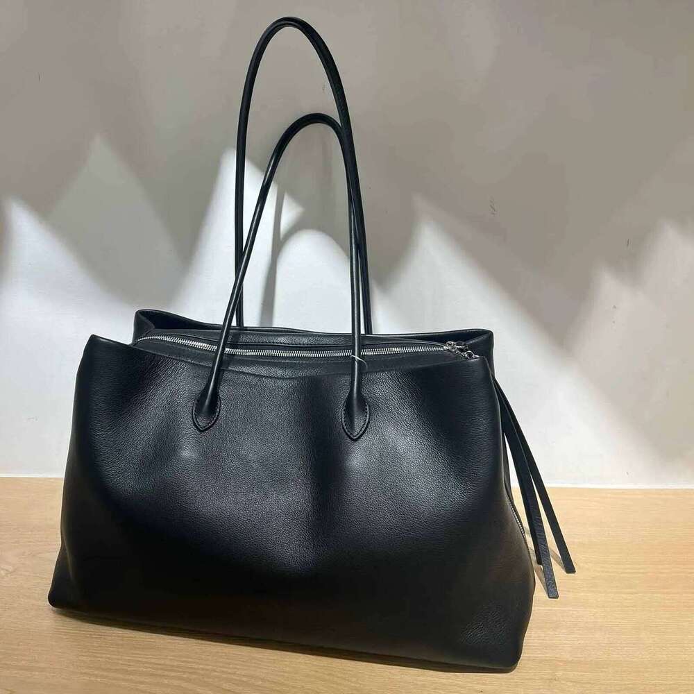 Suede 40Cm Women's Tote 2025 Autumn And Winter New Frosted Cowhide Large Capacity Slack Vintage Handle Shoulder Bag