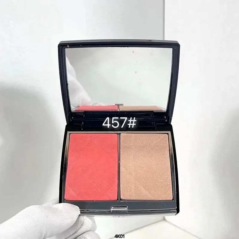 Face Makeup Blush 8g ROUGE BLUSH COLOUR GLOW SHAPE HIGHLIGHT COUTURE DUO LONGWEAR COLOUR COMFORT 4 Colors 100# 257# 287# 457#