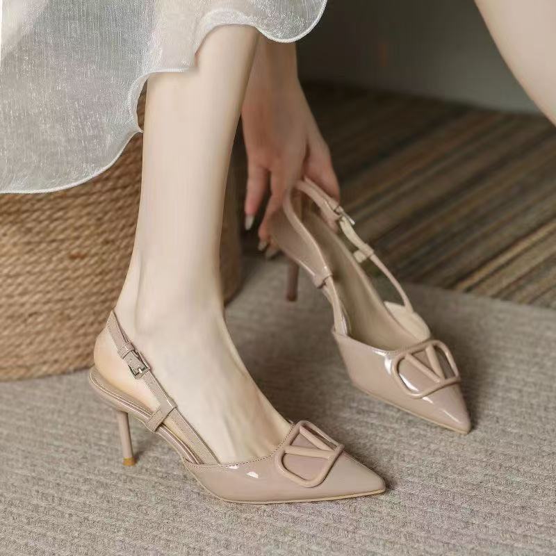 2026 Summer Hot Fashionable Casual Designer High Heels Naked Color Versatile Classic Wedding Business Dress Shoes for Women