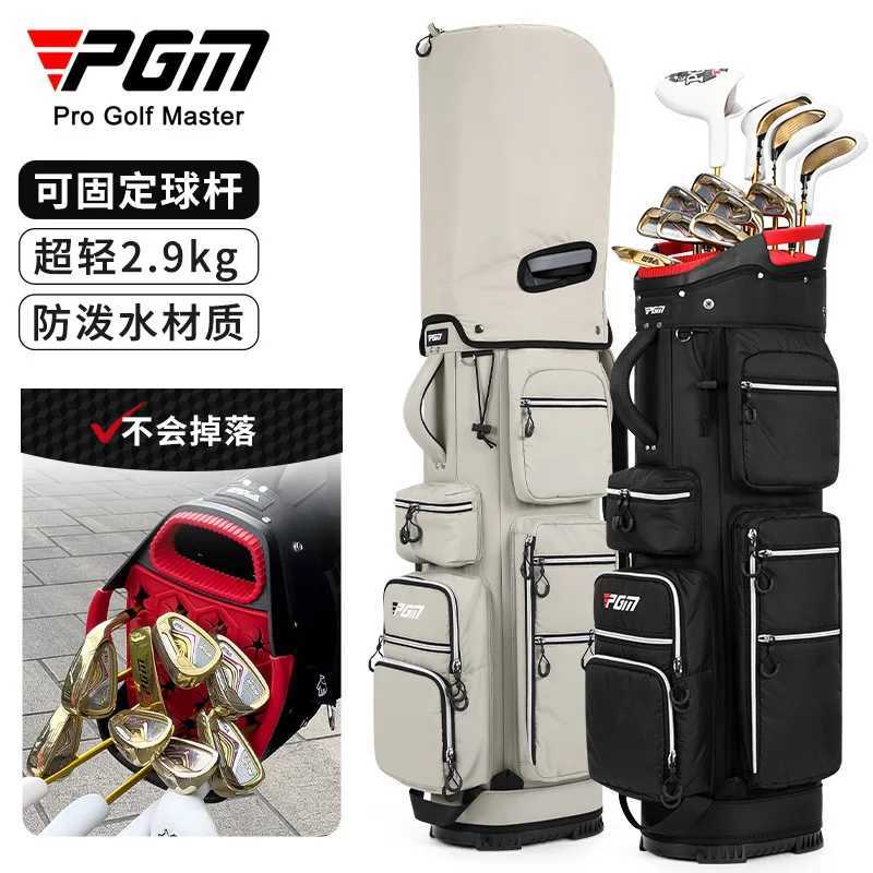 PGM Golf Cart Bag for Men Lightweight Portable Standard Golf Club Bag with Fixed Stand D260323