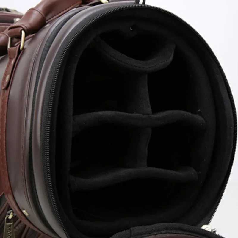 PGM Mens Golf Telescopic Ball Package Multifunctional Ball Pack Microfiber Leather Durable Hard Shell Golf bag Golf supplies D260323